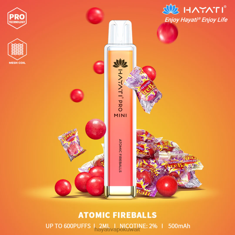 Hayati Kuwait - Hayati Pro Mini يمكن التخلص منه كرة نارية ذرية DFR47T1