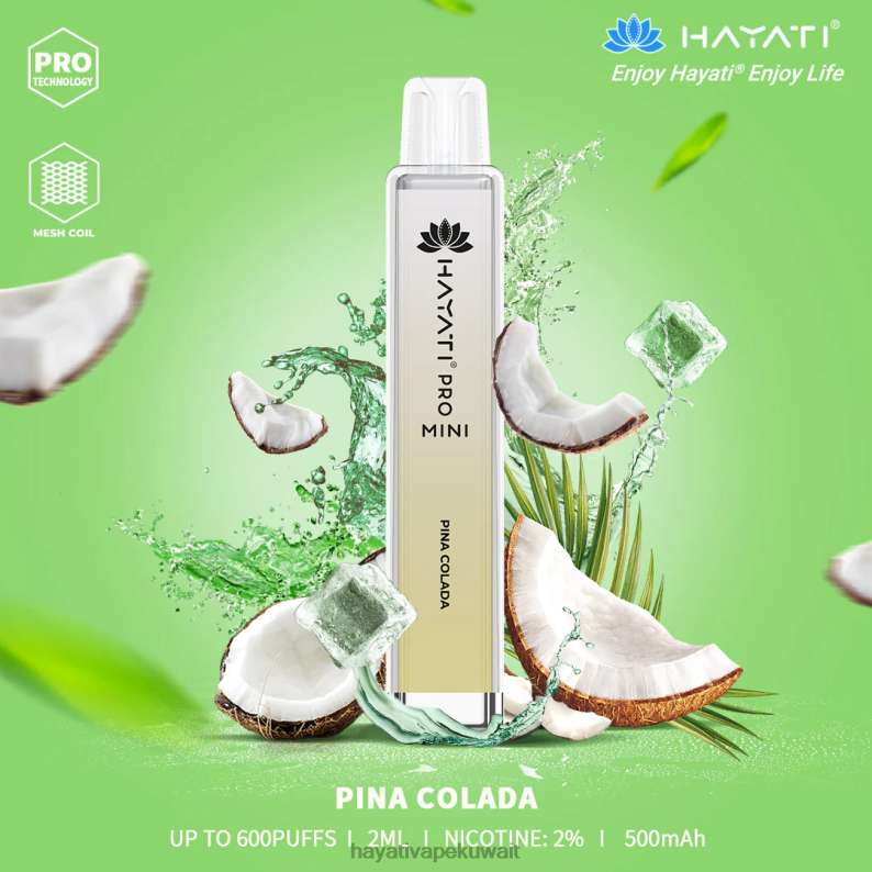 Hayati flavour list - Hayati Pro Mini يمكن التخلص منه بينا كولادا DFR47T29