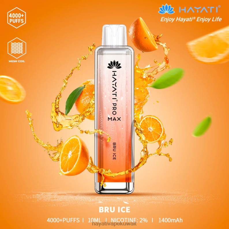 Hayati flavour vapes - Hayati Pro Max يمكن التخلص منه برو الجليد DFR47T130