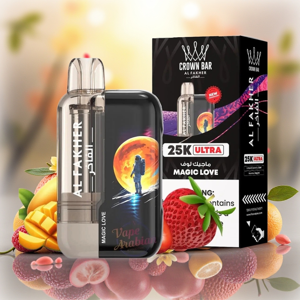 Al Fakher Crown Bar Ultra 25K 22ml Type-C Mesh سحر الحب