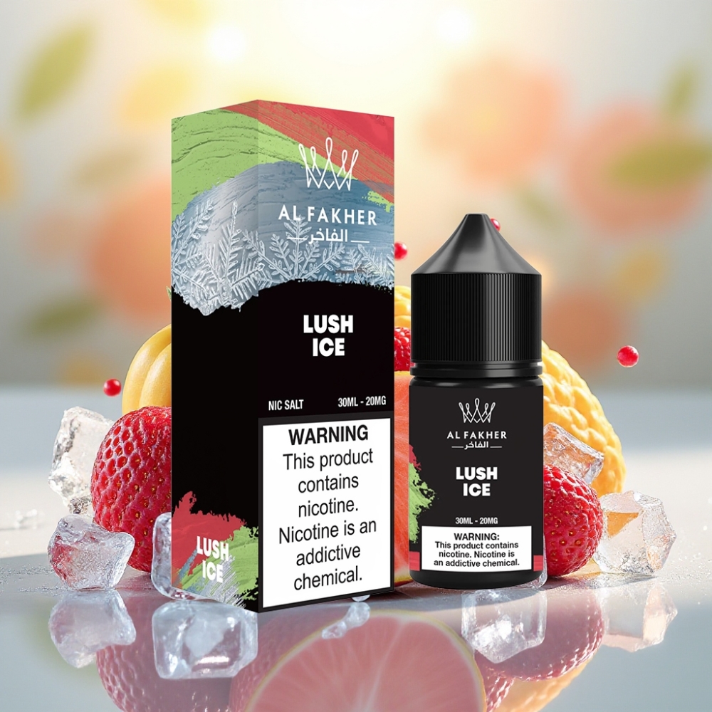 AL Fakher Nicotine Salt E-Liquid 30ml تبغ جليد منعش لنكهة قوية وسحابة خفيفة