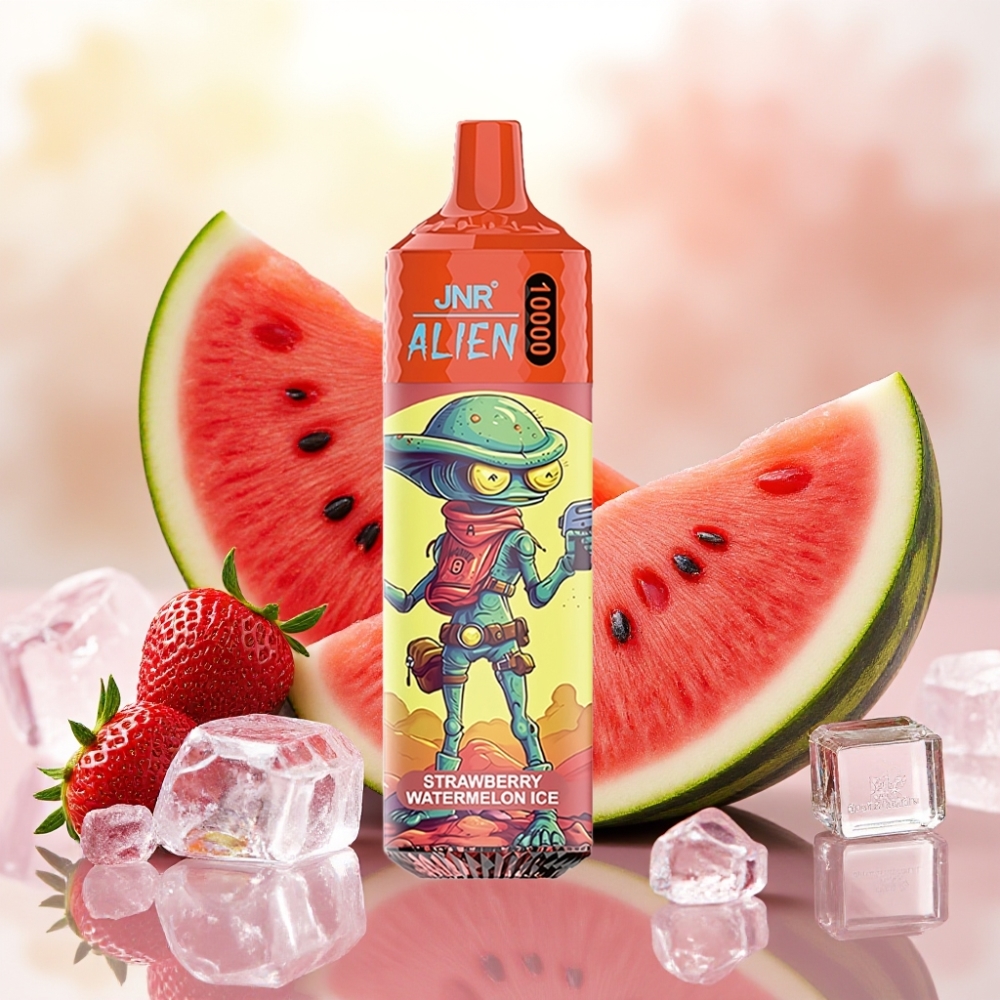 JNR Alien 10000 بخار بطارية 850mAh شبكة 1.2 أوم فراولة بطيخ مثلج