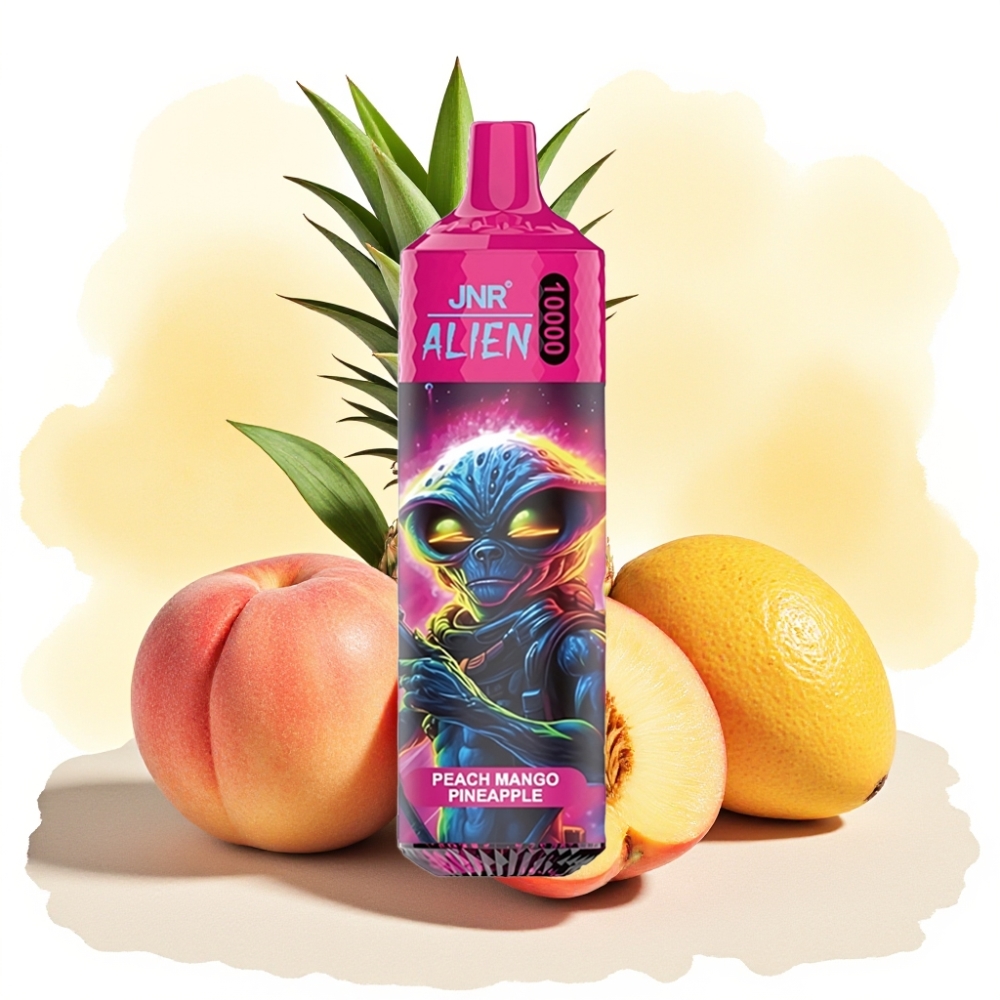 JNR Alien 10000 Puffs 850mAh LED خوخ مانجو أناناس