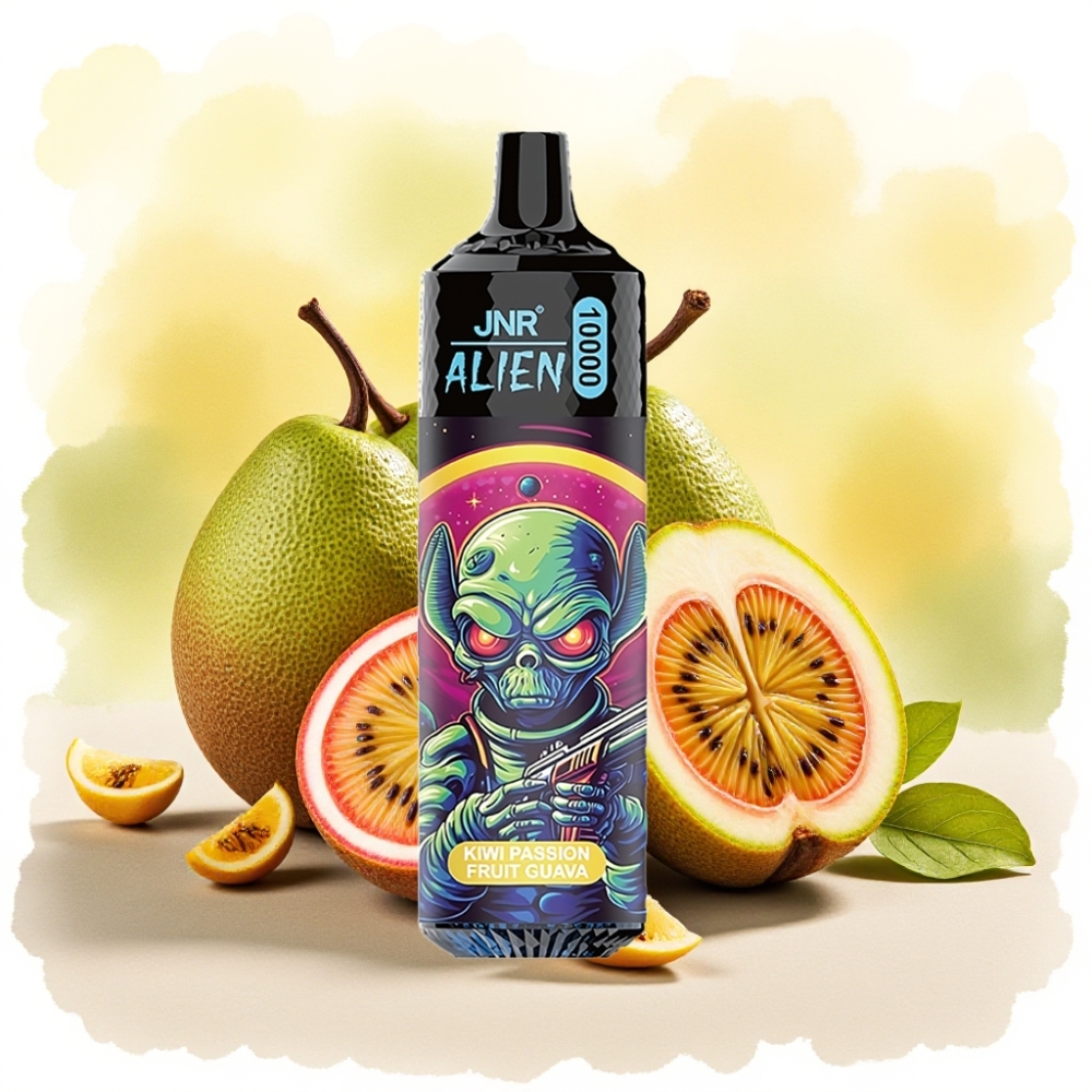 JNR Alien 10000 Puffs 850mAh Type-C Kiwi Guava Passion Fruit