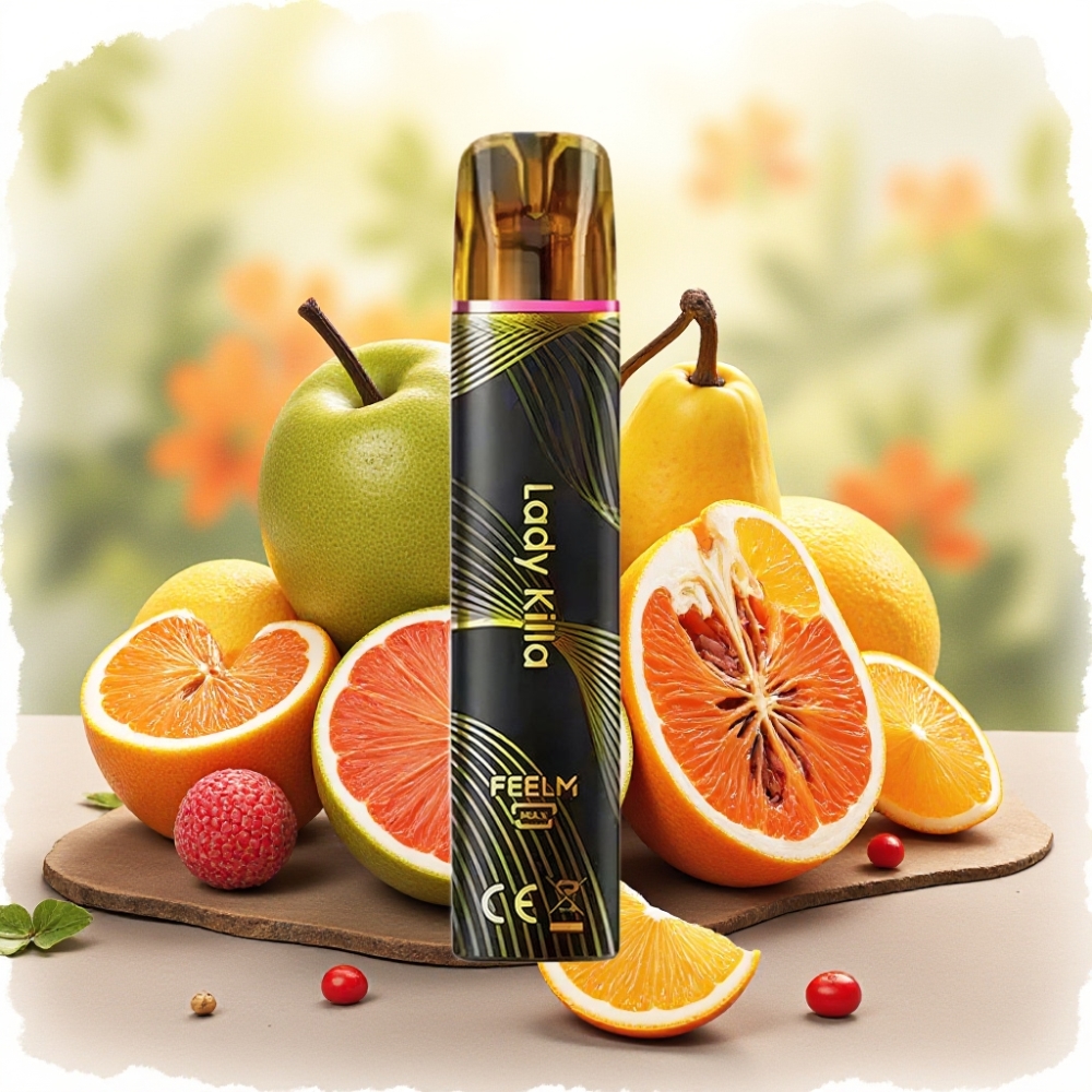 JNR Black&Golden 800 نفخة سعة 2مل بنكهة ليدي كيلا