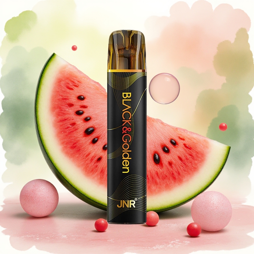 JNR Black&Golden 800 Puffs 2ml بطيخ علكة نفاثة