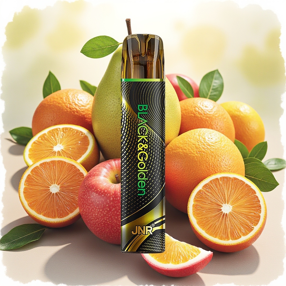 JNR Black&Golden 800 Puffs 550mAh Disposable Vape بنكهة Passion Monster