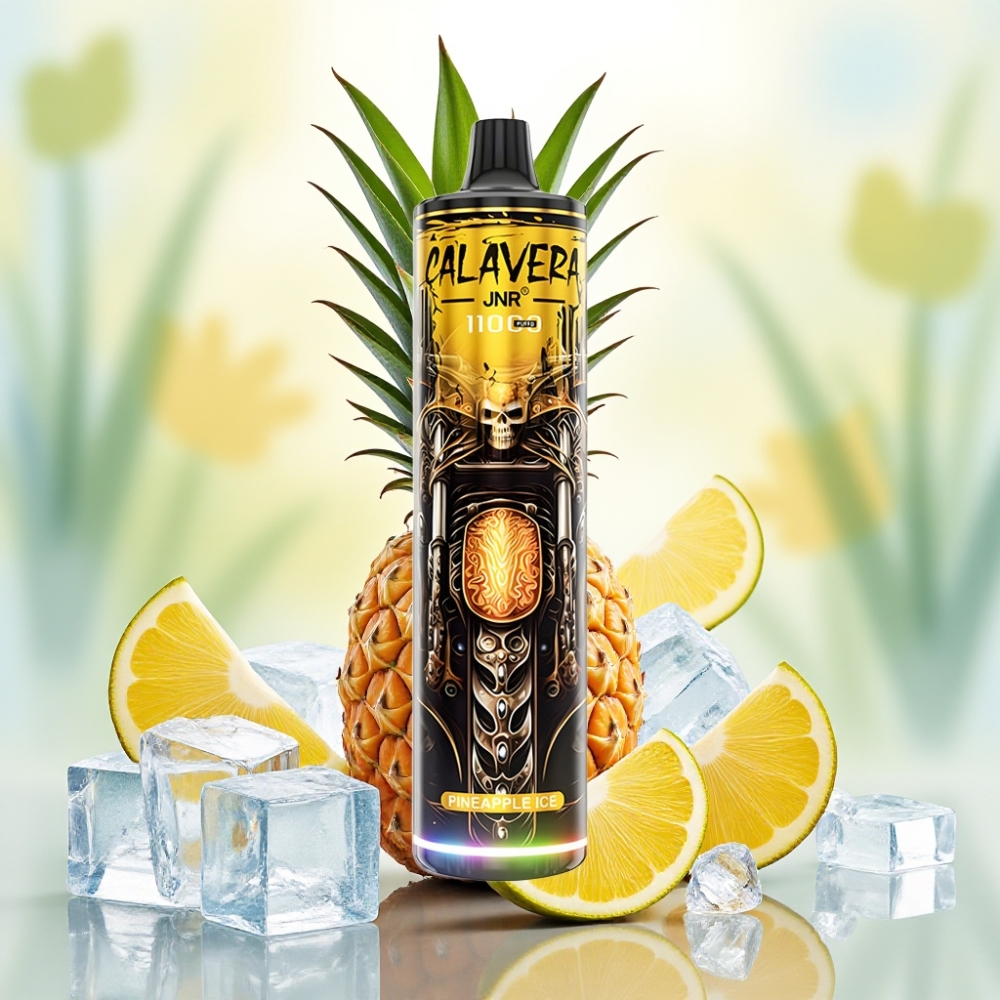 JNR Calavera 11000 نفخة شيشة الكترونية نكهة أناناس مثلج شاحن Type-C