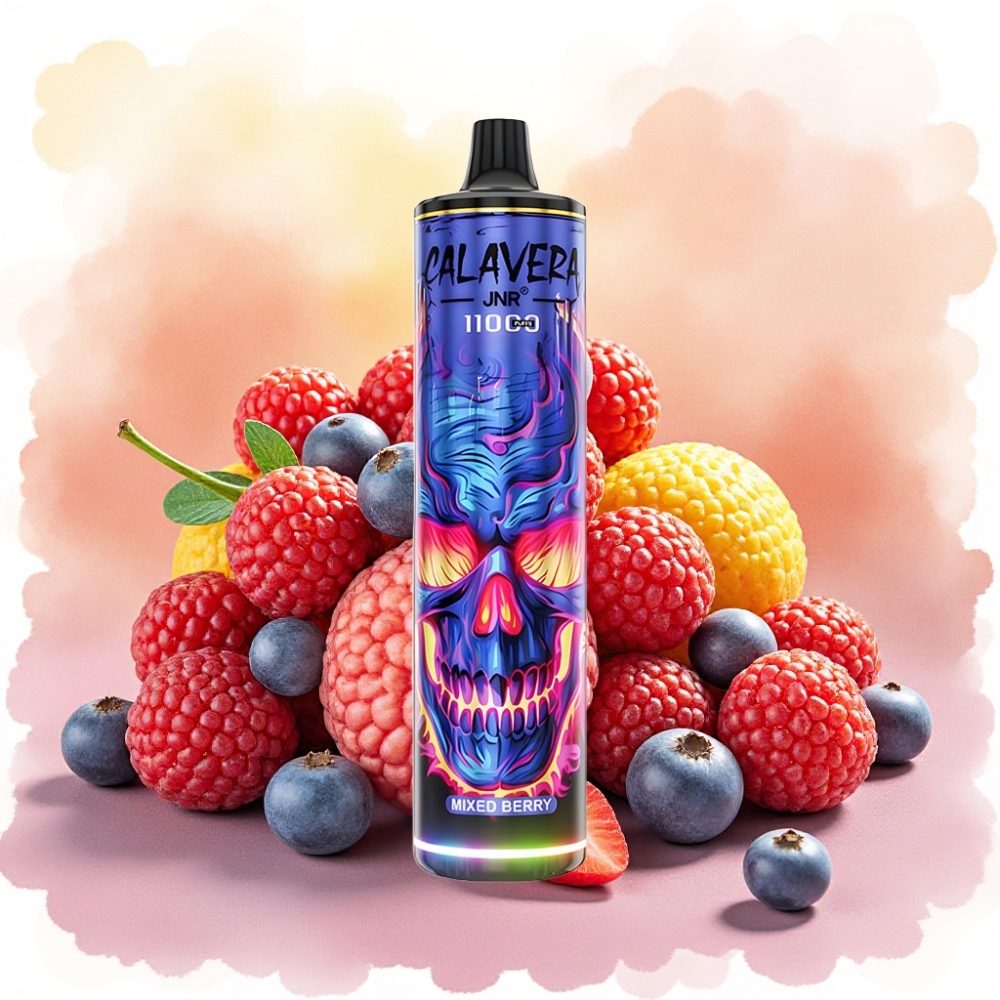 JNR Calavera 11000 نَفَثات شاحن Type-C نكهة التوت المختلط