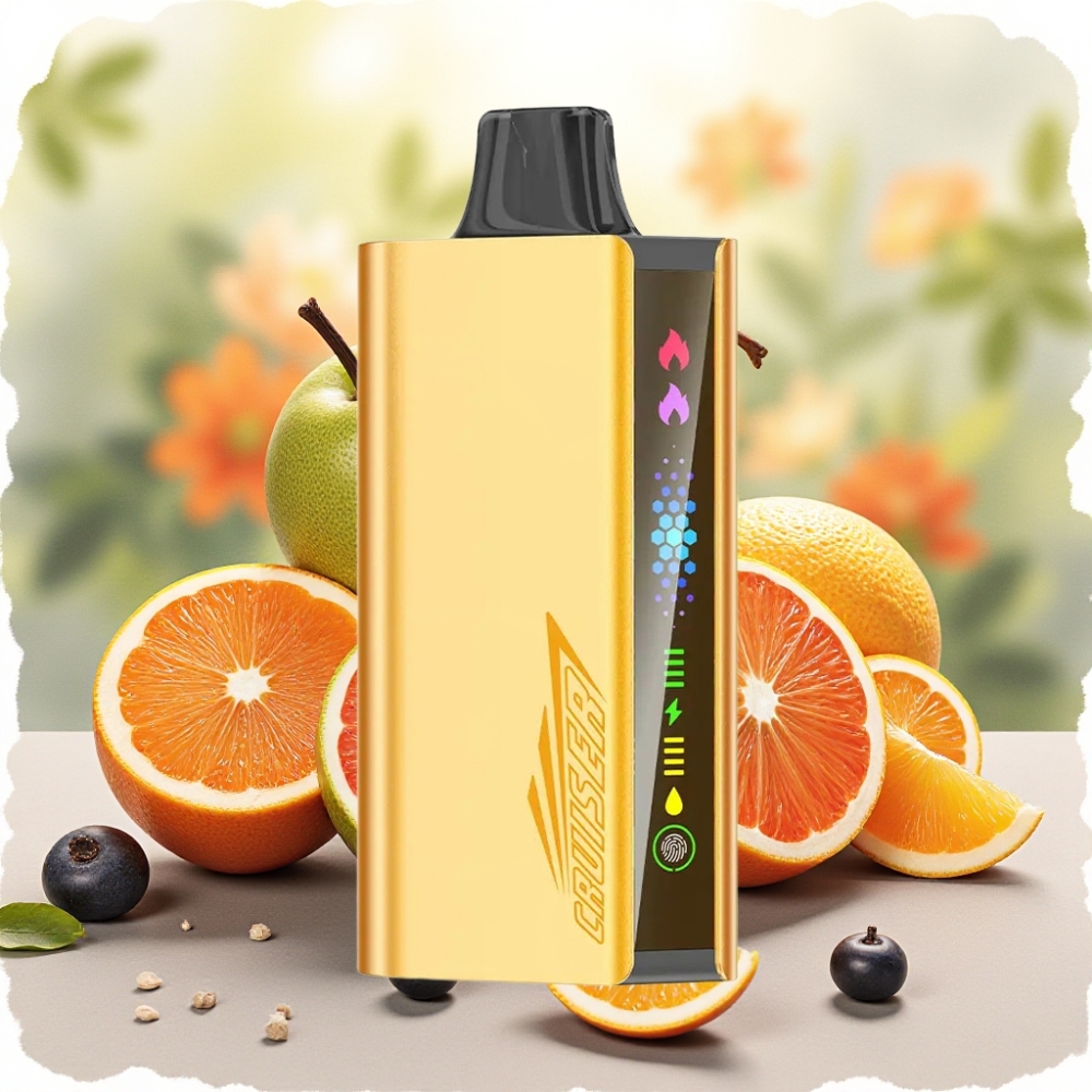 JNR Cruiser 12000 Puffs شاحن مدمج شاشة عرض 50mg فانتا باردة