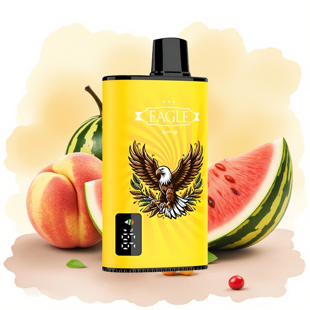 JNR EAGLE Smart 23000 Puffs شيشة إلكترونية خوخ مانجو بطيخ شاشة رقمية 1.0ohm