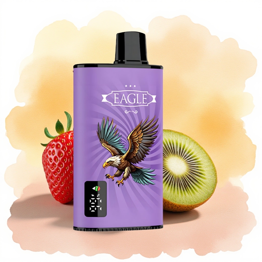 JNR EAGLE Smart 23000 Puffs شاشة رقمية توت فراولة كيوي