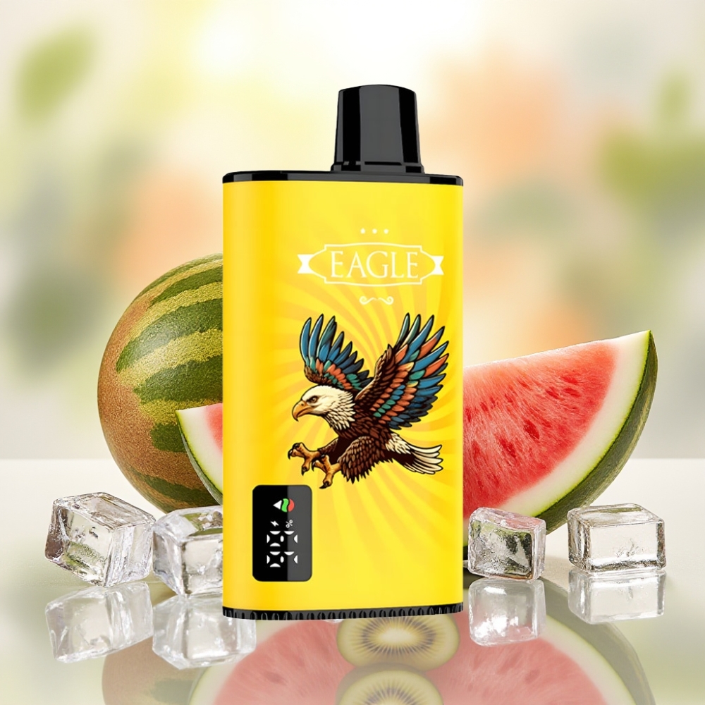 JNR EAGLE Smart 23000 Puffs شاشة رقمية تيار هواء قابل للتعديل كيوي بطيخ مثلج