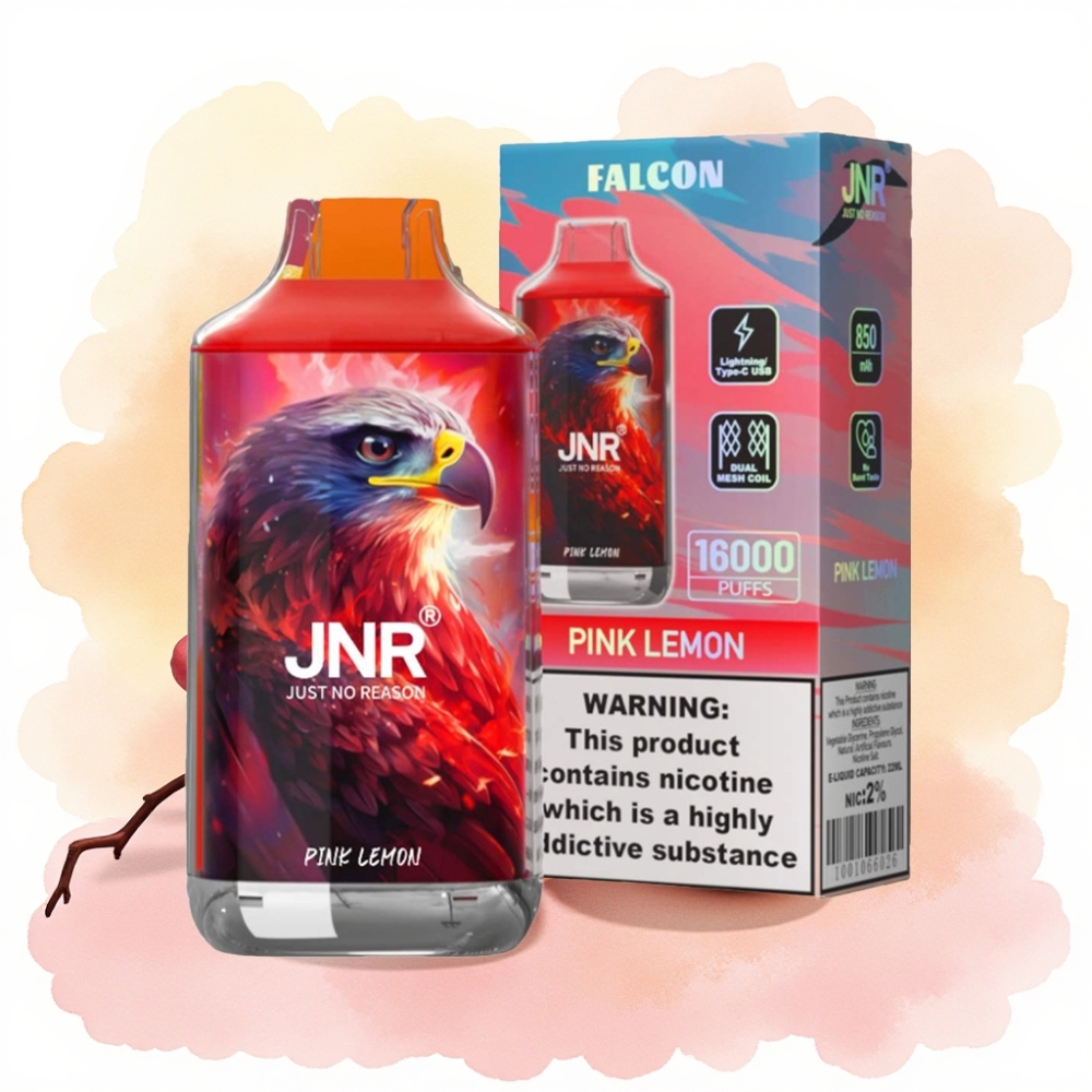 JNR Falcon 16000 Puffs 850mAh 22ml بني ليمون
