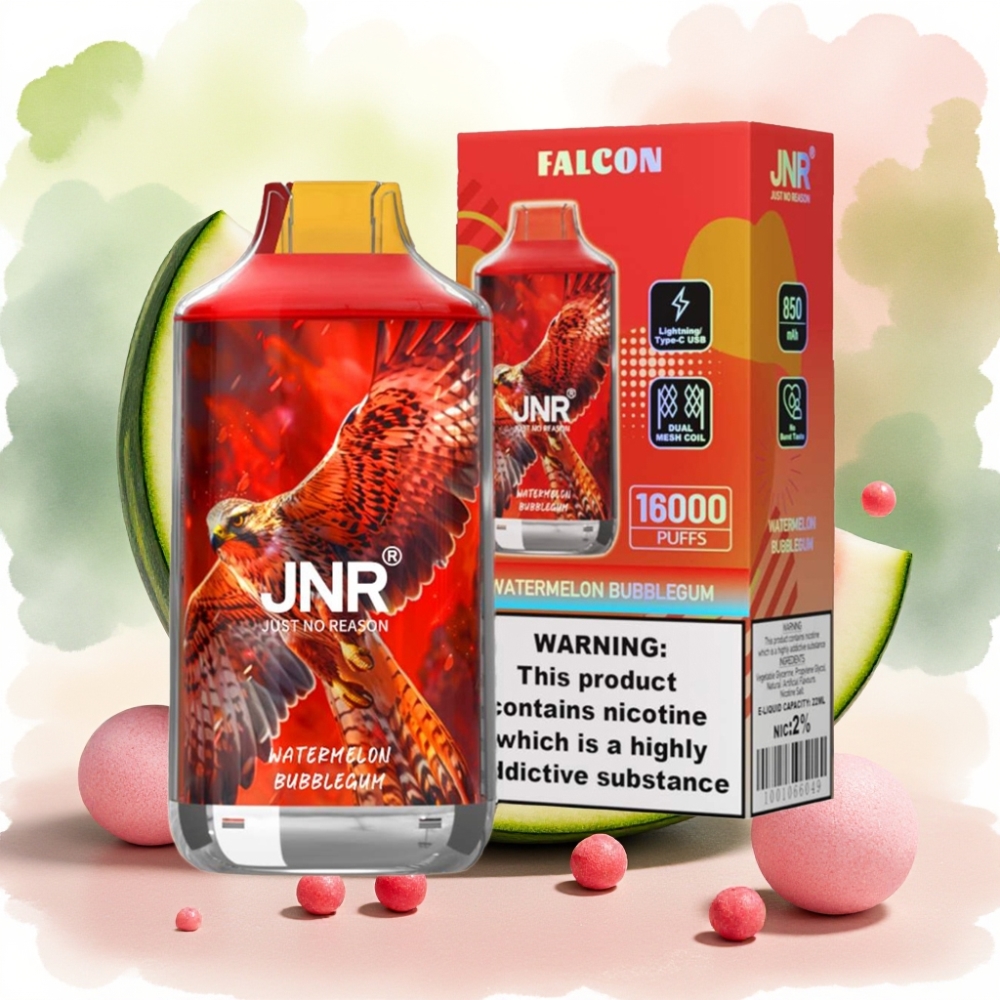 JNR Falcon 16000 Puffs 850mAh 22ml بطيخ علكة