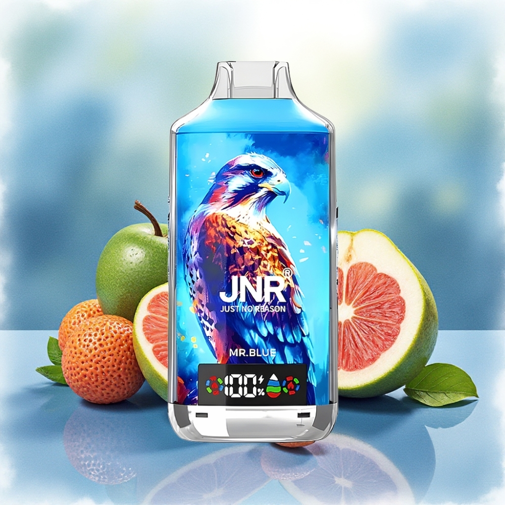 JNR Falcon X 18000 Puffs 750mAh 24ml Dual Mesh Mr. Blue (الأزرق)