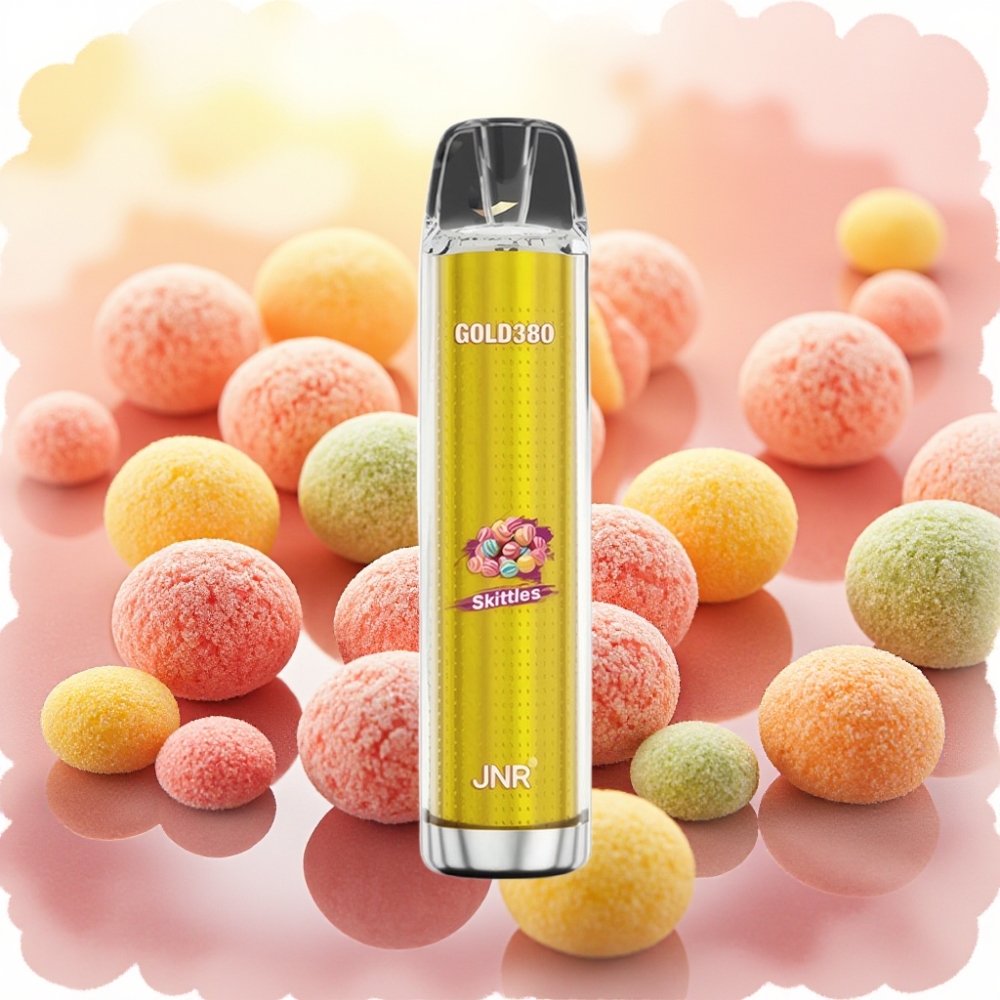 JNR Gold380 6000 نفخة سكيتلز بخار قابل للتصريف بطارية 1500 مللي أمبير