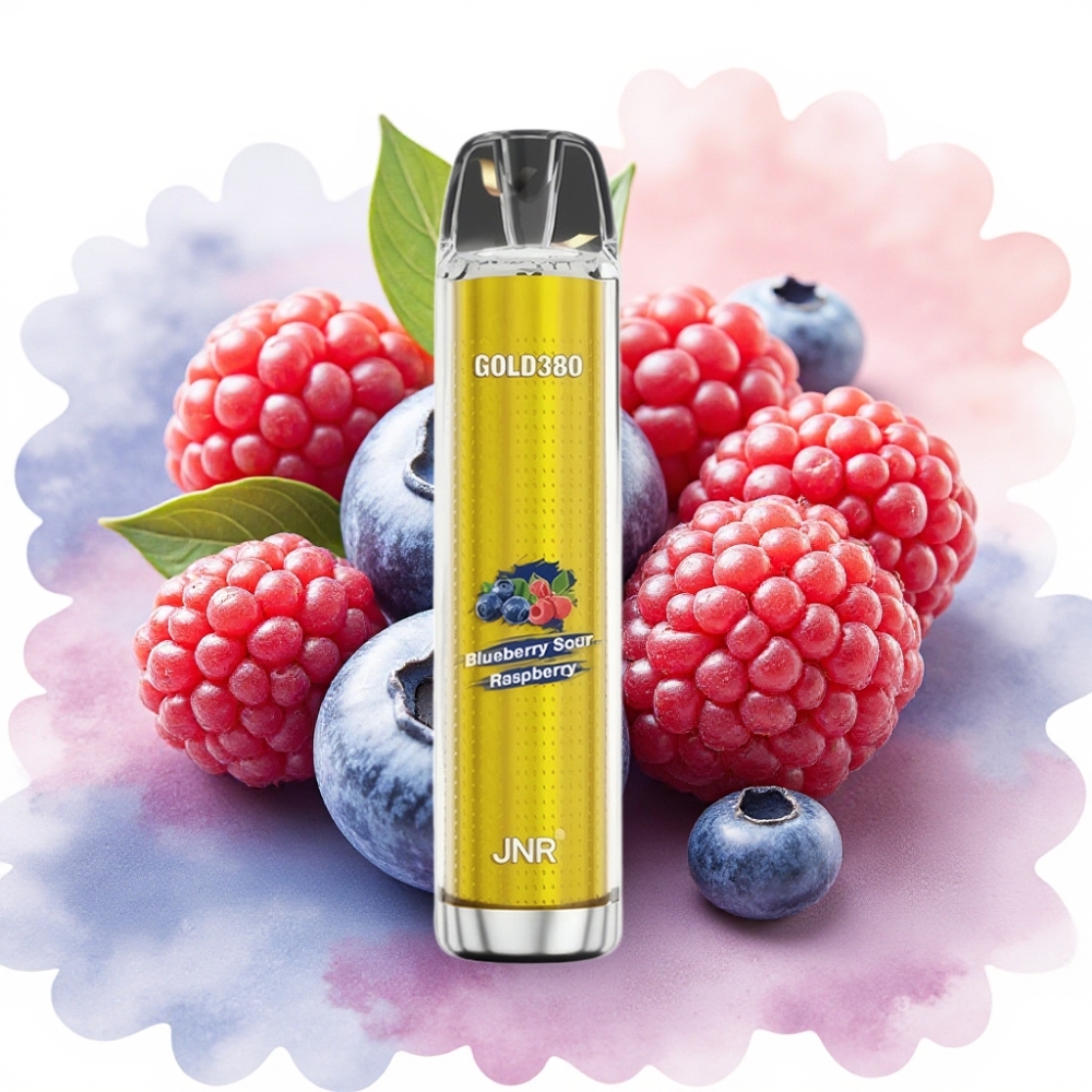 JNR Gold380 6000 نفخة شبكة 1.0 أوم توت أزرق فراولة حامضة