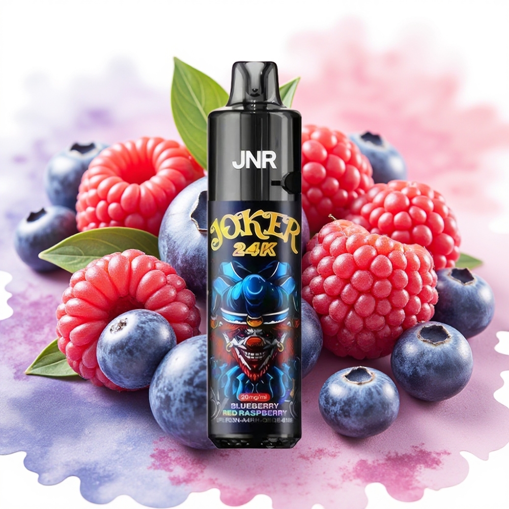 JNR Joker 24K Puffs سيدتي 2+10ml توت أزرق وتوت أحمر