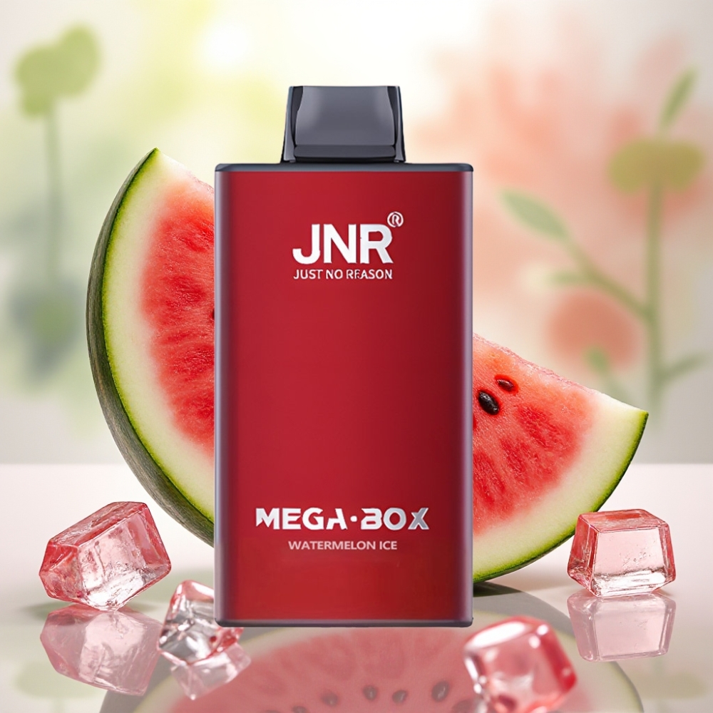 JNR Mega Box 25000 نفخة سجارة إلكترونية بطعم بطيخ مثلج بسعة 30مل وبطارية 850mAh