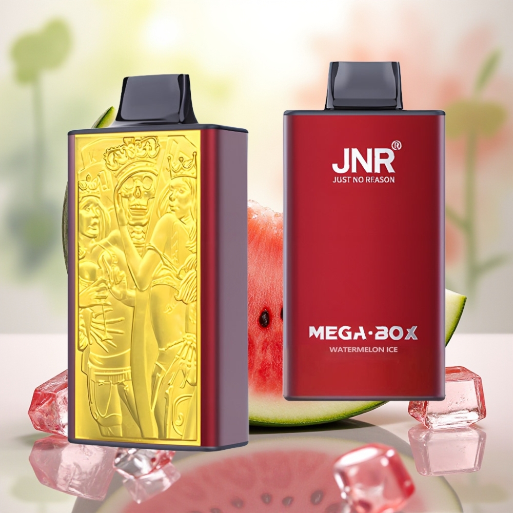 JNR Mega Box 25000 نفخة سجارة إلكترونية بطعم بطيخ مثلج بسعة 30مل وبطارية 850mAh