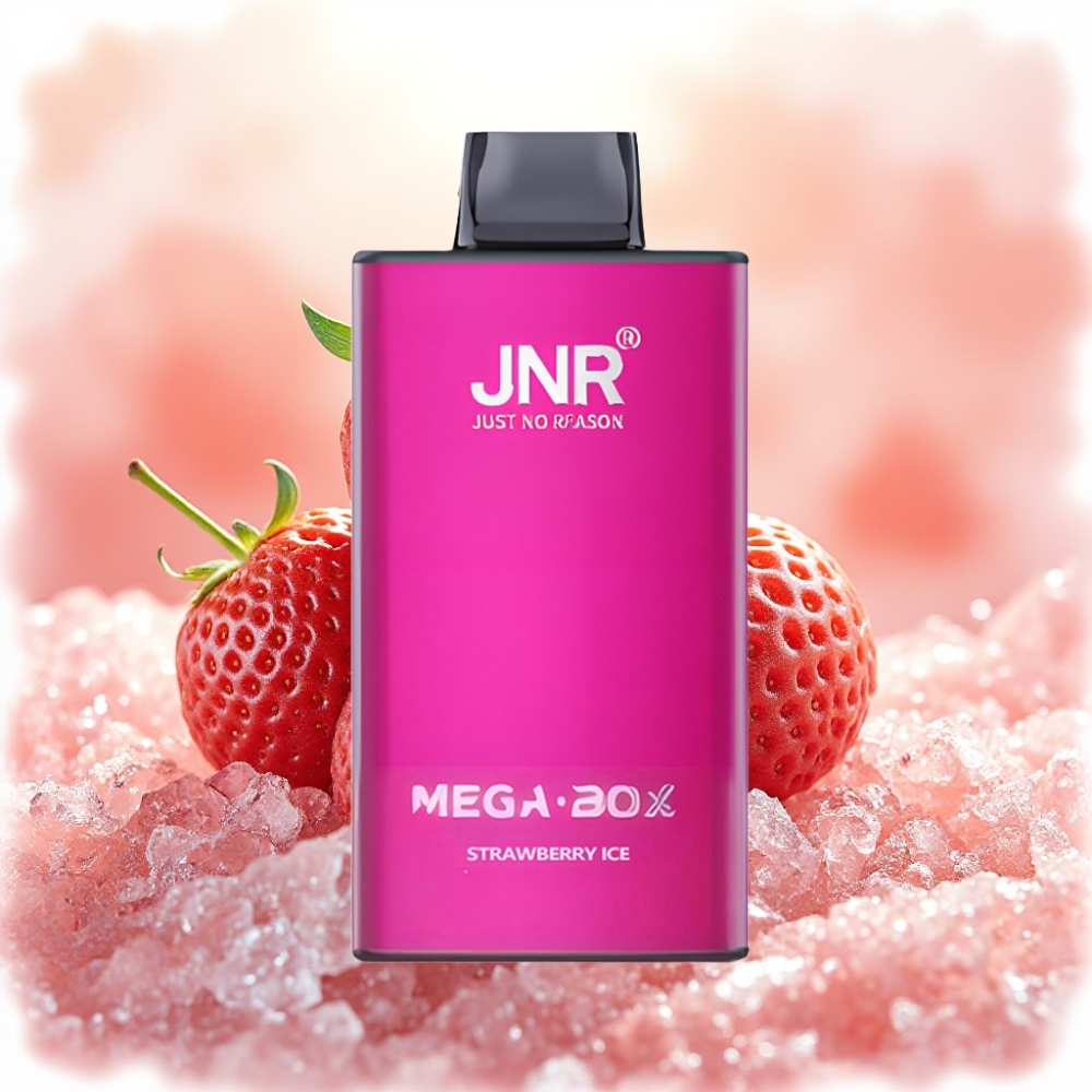 JNR Mega Box 25000 نفخة شيشة نكهة فراولة آيس