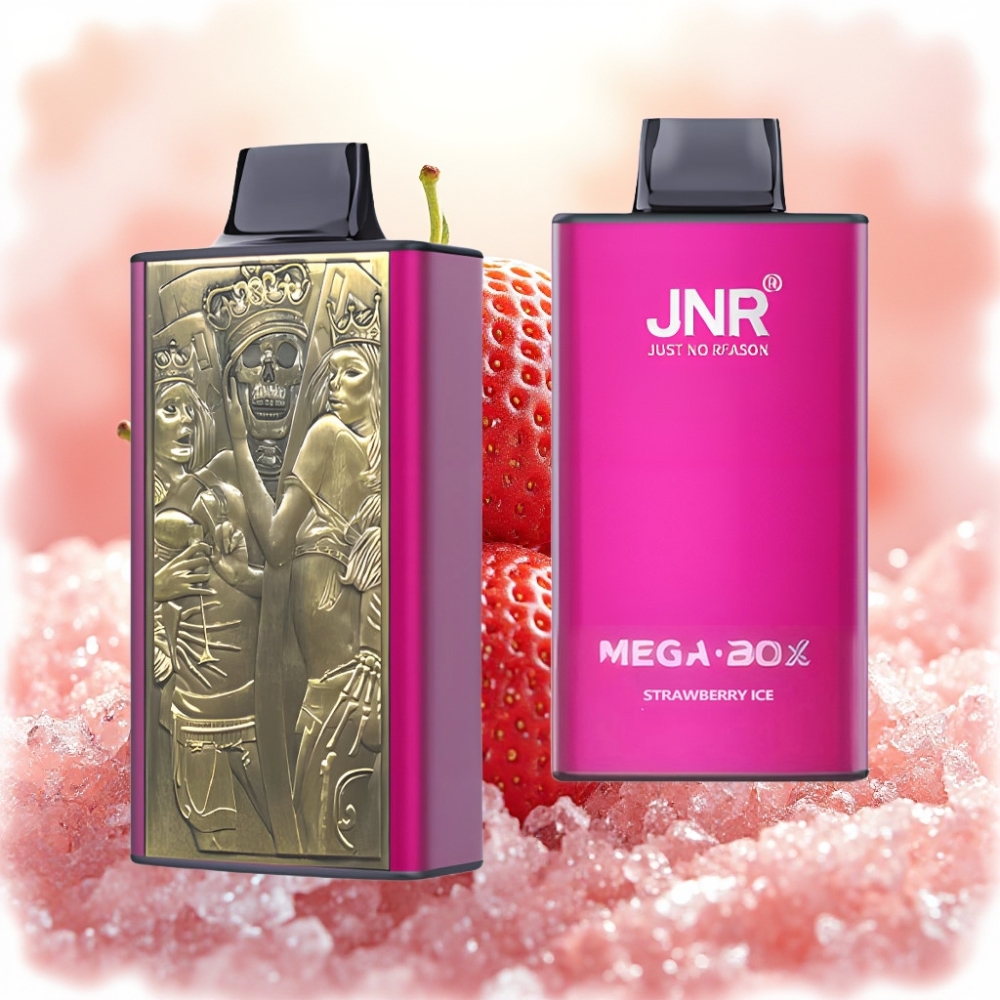 JNR Mega Box 25000 نفخة شيشة نكهة فراولة آيس