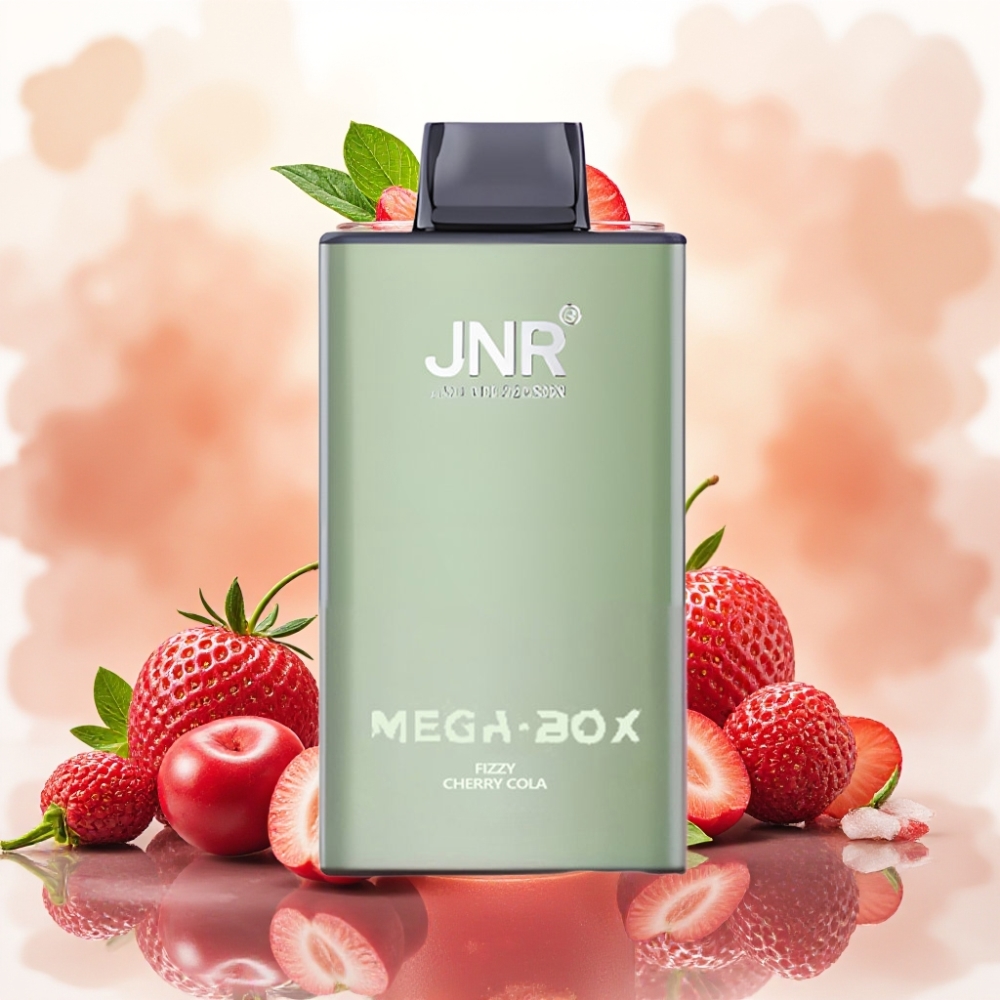 JNR Mega Box 25000 نفخة فيب قابل للتخلص بنكهة كرز كولا فوار