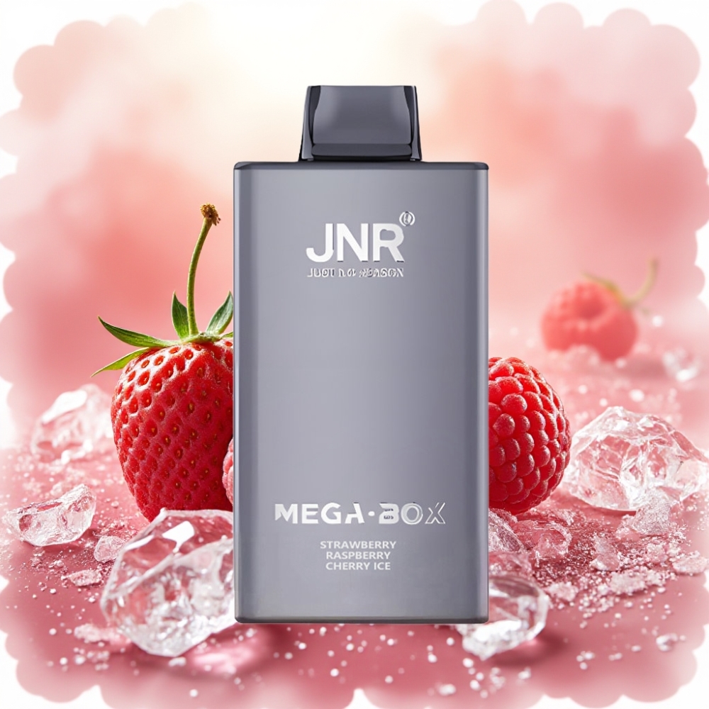 JNR Mega Box 25000 نفخة سجارة إلكترونية فراولة توت كرز مثلج