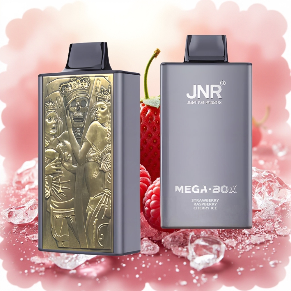 JNR Mega Box 25000 نفخة سجارة إلكترونية فراولة توت كرز مثلج