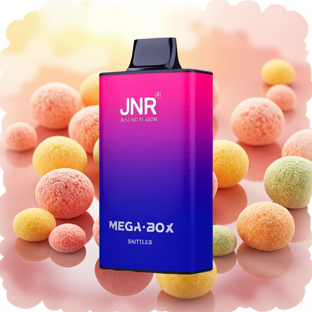 JNR Mega Box 25000 نَفخة سجارة إلكترونية نكهة سكيتلز شحن سريع Type-C