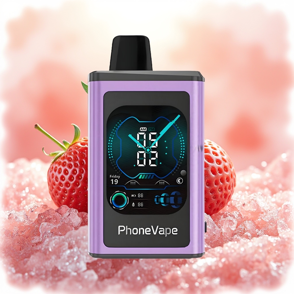 JNR PhoneVape 30000 نفخة بطارية 850mAh شاحن Type-C توربو فراولة آيس