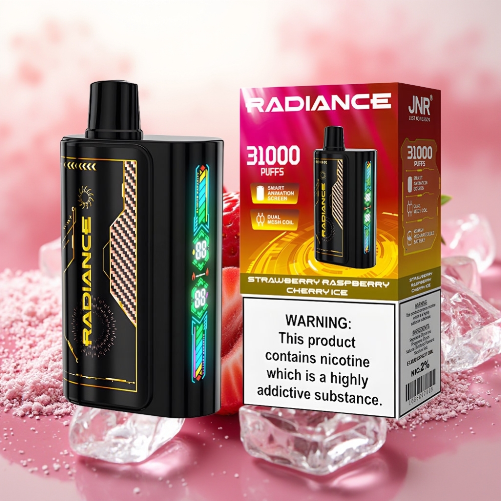 JNR Radiance 31000 نفخة شاشة ذكية فراولة توت كرز مثلج