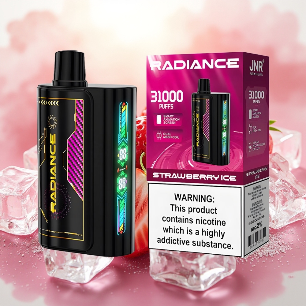JNR Radiance 31000 نفخة شاشة ذكية فراولة مثلج