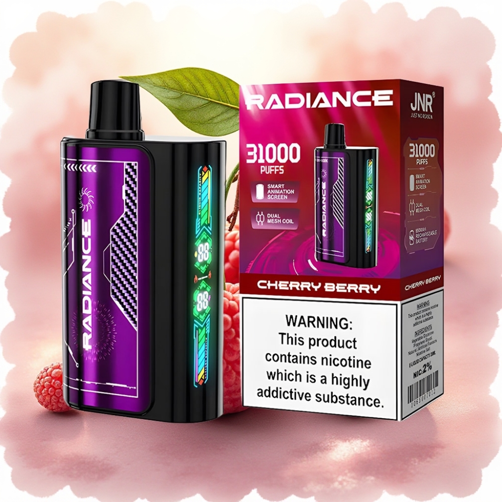 JNR Radiance 31000 نَفَثات شاشة ذكية كرز توت