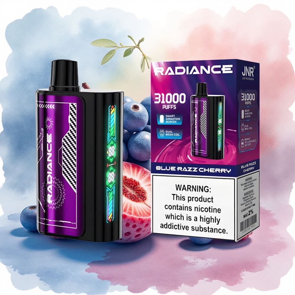 JNR Radiance 31000 نفخة شاشة ذكية توت أزرق كرز