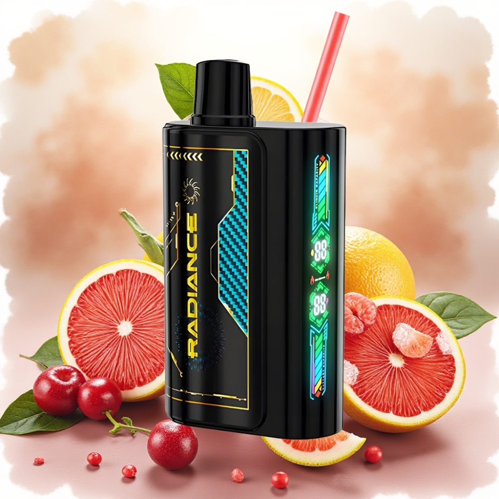 JNR Radiance 31000 نفخة شاشة ذكية كرز فوار بطارية قابلة للشحن