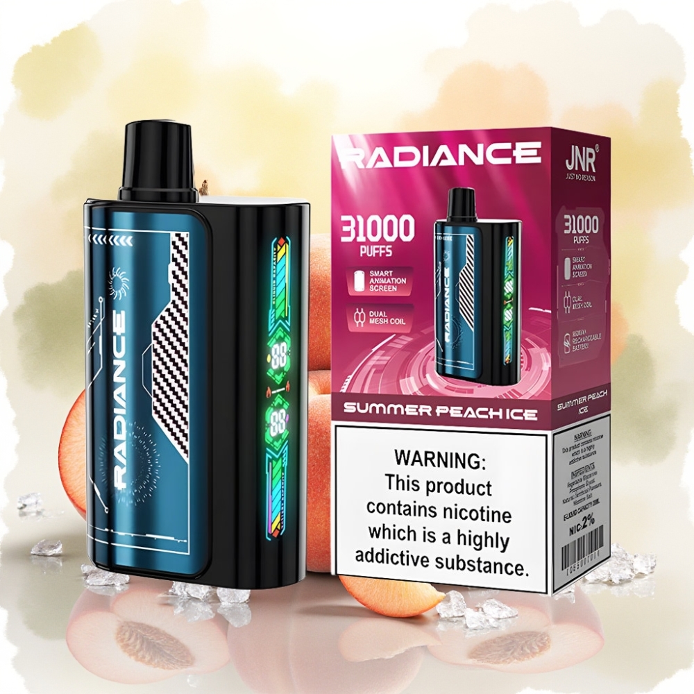 JNR Radiance 31000 نفخة شاشة ذكية خوخ صيفي مثلج