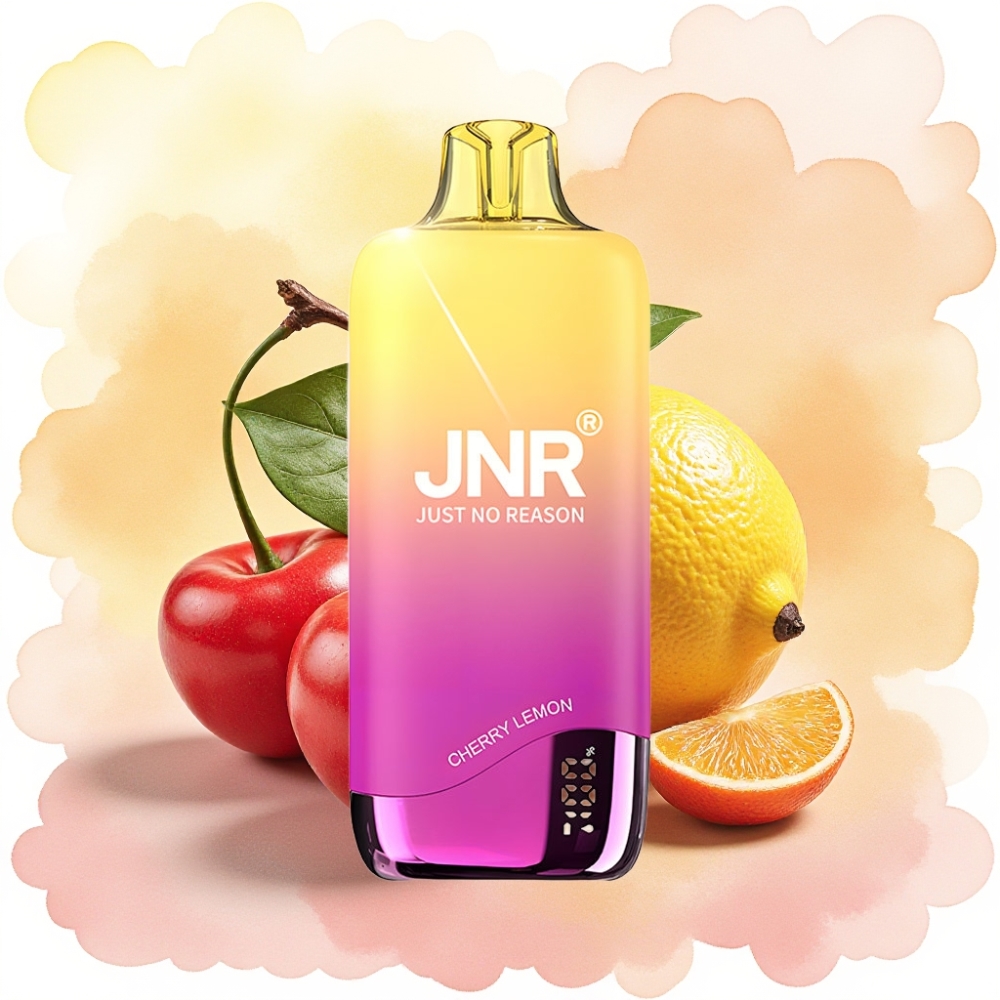 JNR Rainbow 10500 نفخة بطارية 600 مللي أمبير خزان 18 مل كرز ليمون