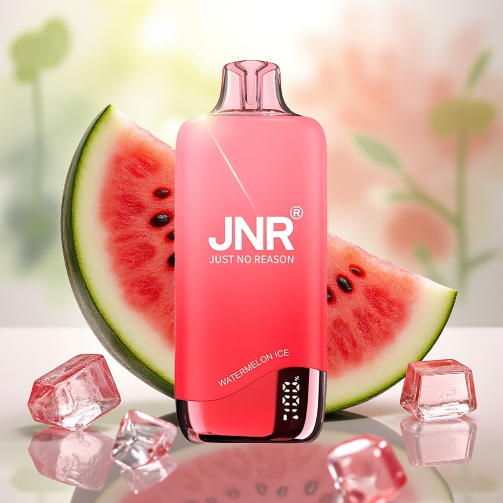 JNR Rainbow 10500 نفخة سيجارة إلكترونية بطارية 600 مللي أمبير بنكهة البطيخ المثلج