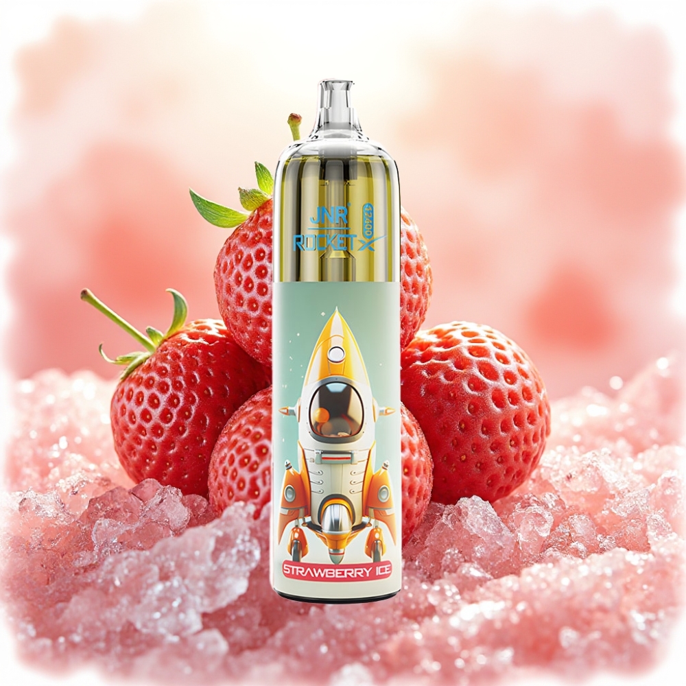 JNR Rocket-X 12400 نَفخة ستروبيري آيس مع بطارية 850mAh وملف شبكي 1.2ohm