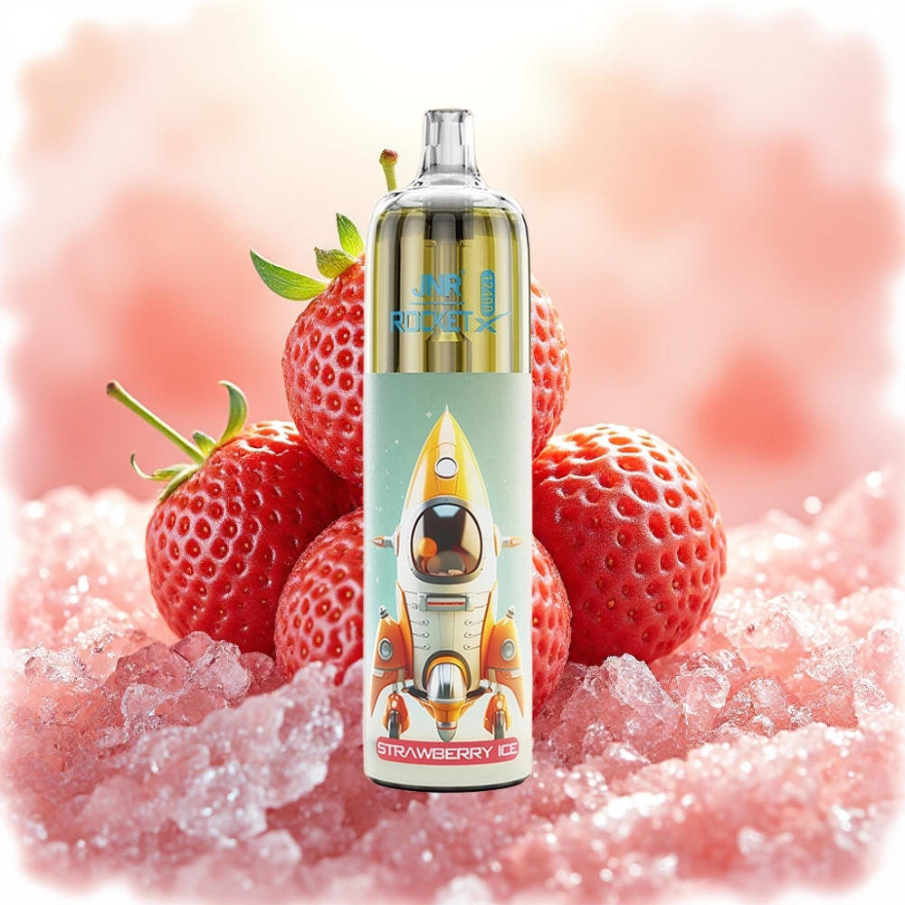 JNR Rocket-X 12400 نَفخة ستروبيري آيس مع بطارية 850mAh وملف شبكي 1.2ohm