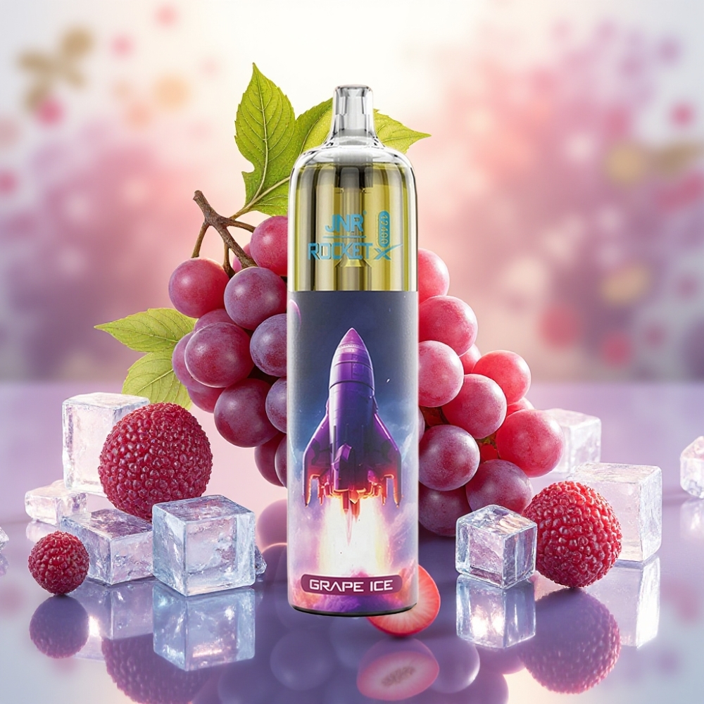 JNR Rocket-X 12400 نفخة عصير العنب المثلج مع إضاءة RGB وبطارية 850mAh