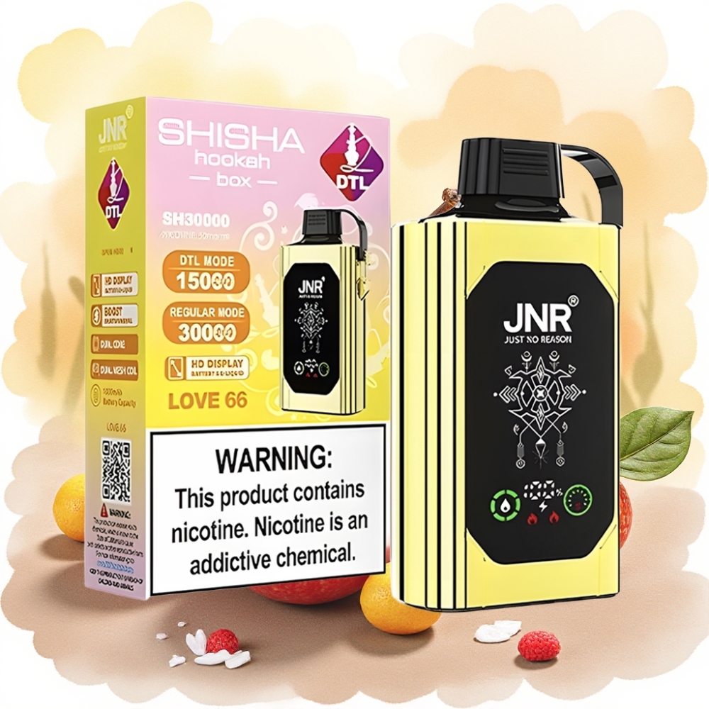 JNR Shisha Hookah Box 20500 نفخة شاشة عالية الدقة 25مل ثنائي ملف سريع الشحن نوع سي