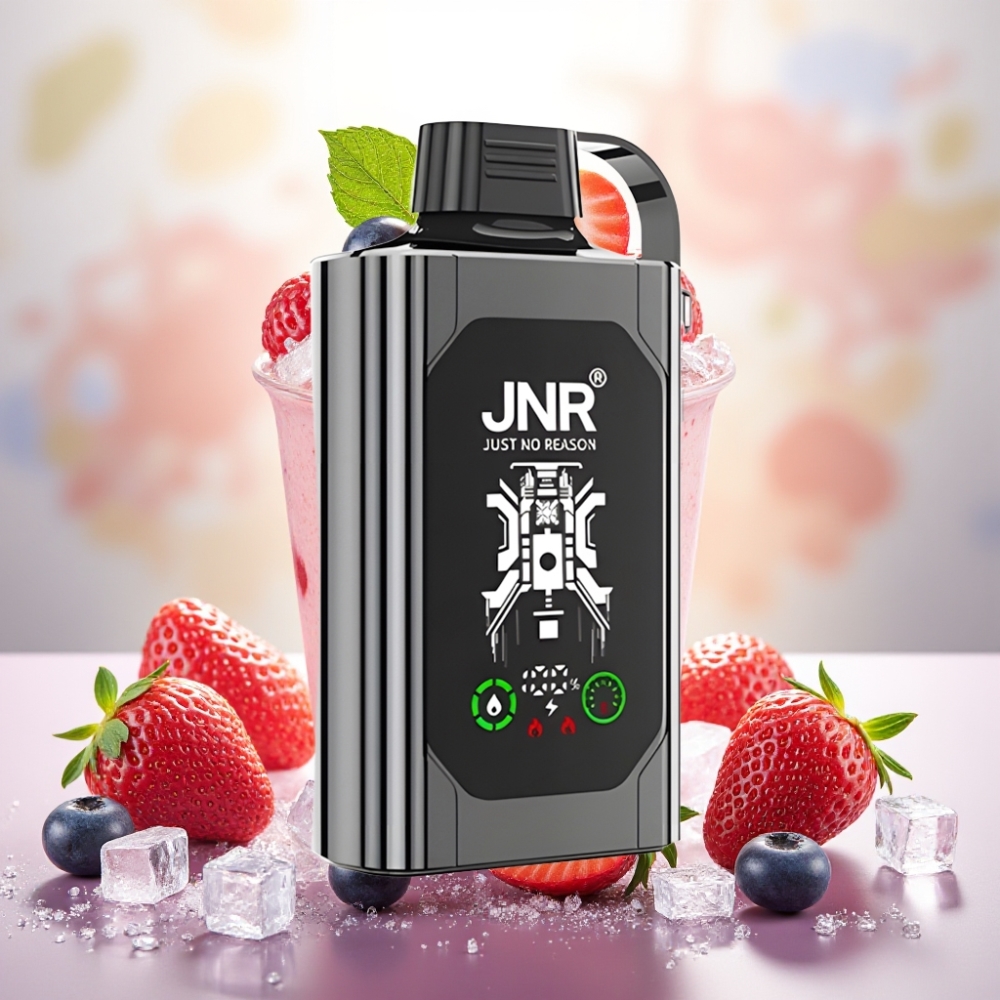 JNR Shisha Hookah Box 20500 نفخة شاشة HD بطارية 1000mAh توت متبل بالثلج