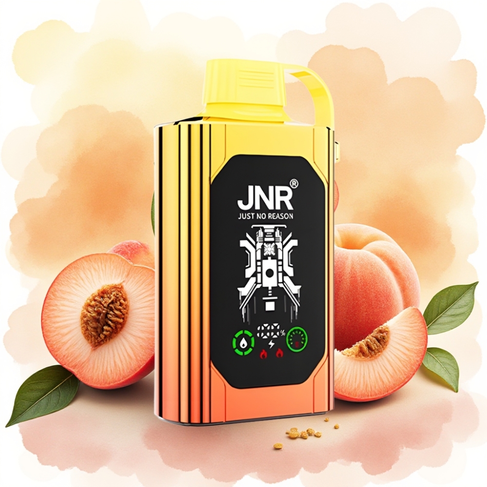JNR Shisha Hookah Box 20500 نفخة عرض HD بطارية 1000mAh خوخ عصير