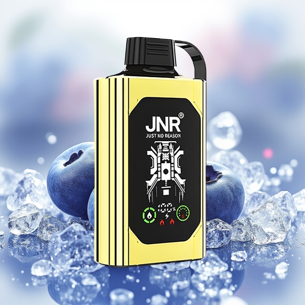 JNR Shisha Hookah Box 20500 نفخة شاشة HD بطارية 1000mAh توت أزرق مثلج