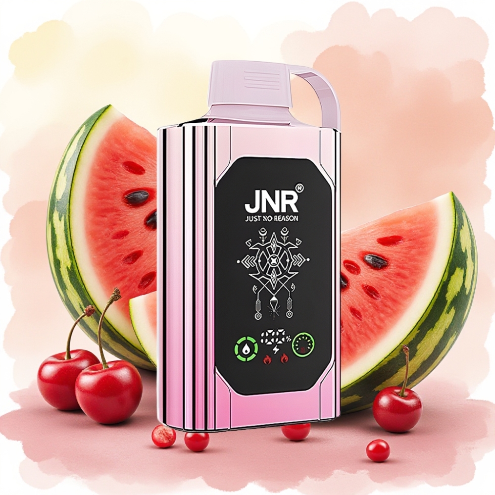 JNR Shisha Hookah Box 20500 نفخة شيري بطيخ مجمد شاشة عالية الدقة شحن سريع نوع سي