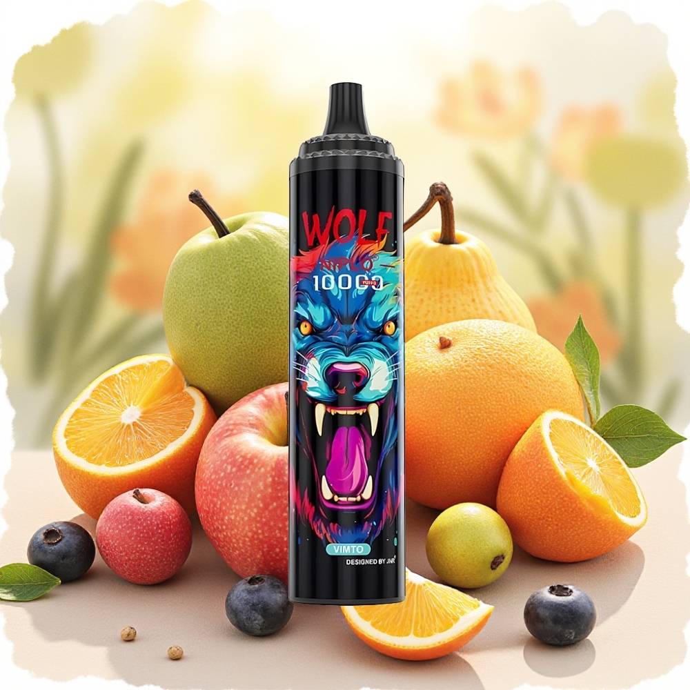 JNR Wolf Niplo 10000 Puff Mesh 1.0 Ohm 20ml فيمتو