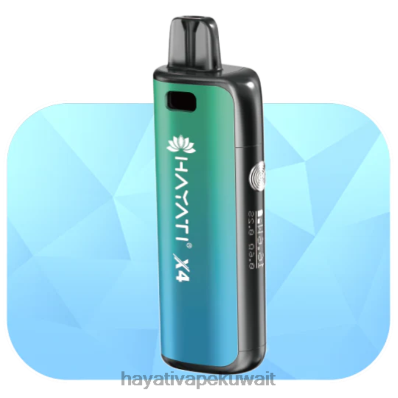 Hayati flavour list - Hayati X4 نظام جراب قابل لإعادة التعبئة أورورا الخضراء DFR47T59